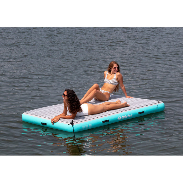 Solstice Watersports 8 x 5 Luxe Dock w/Traction Pad  Ladder [38805]