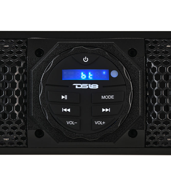 DS18 37" Marine Amplified Sound Bar w/Bluetooth 1200W w/10 Speaker System  RGB LED [SB37BTXRGB]