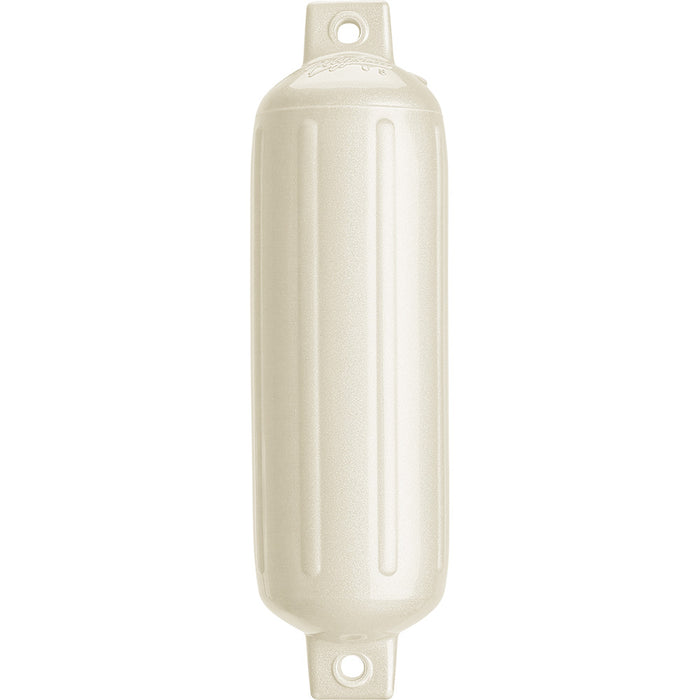 Polyform G-4 Twin Eye Fender 6.5" x 22" - Metallic White [G-4 METALLIC WHITE]