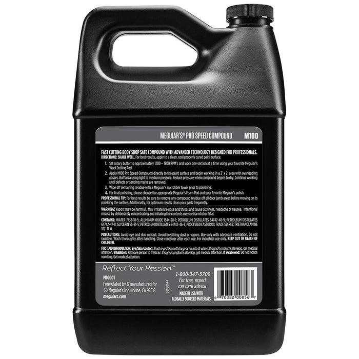 Meguiar's Pro Speed Compound - 1 Gallon [M10001]