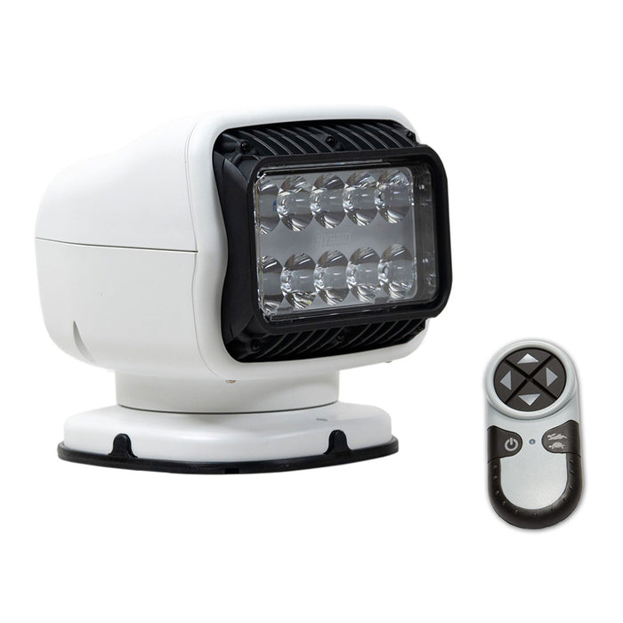 Golight GT Series LED Hybrid Light Permanent Mount w/Handheld Wireless Remote - 12V - White [20008GT]