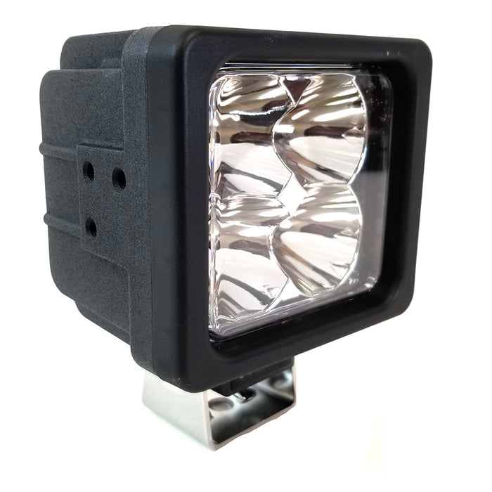Golight GXL LED Work Light Series Spot Light Fixed Mount w/No Remote - 12V - Black [4024]