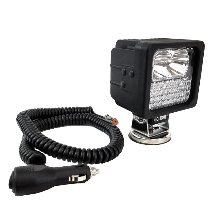 Golight GXL LED Hybrid Portable Work Light Series Magnetic Mount w/No Remote - 12V - Black [40235]