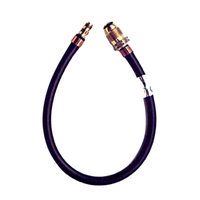 Trident Marine 20" Pigtail Hose Male Fitting x 1/4" Male Inverted Flare Fitting [1014-1401-20]
