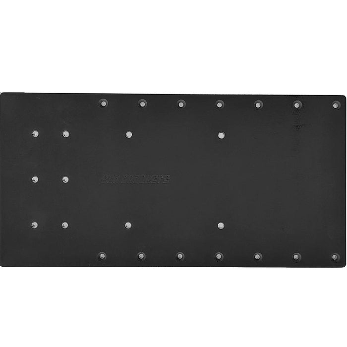 Sea Brackets 20" Straight Trolling Motor Plate f/Minn Kota Quest - Black [SEA2310-BLK]