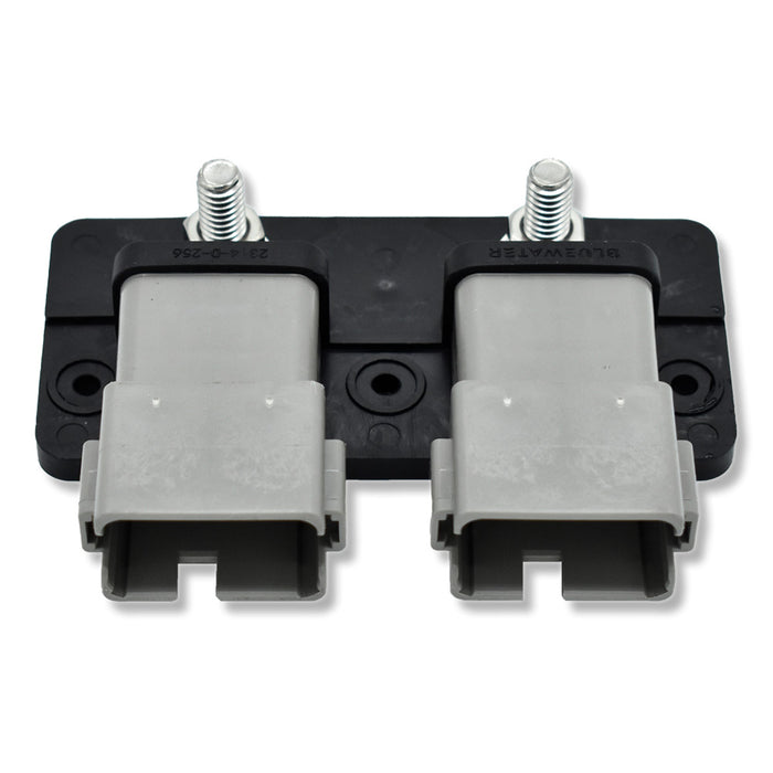 Bluewater Dual 12 Position Male Sealed Deutsch Connector Busbar - 5/16" Stud [2314-D-256]
