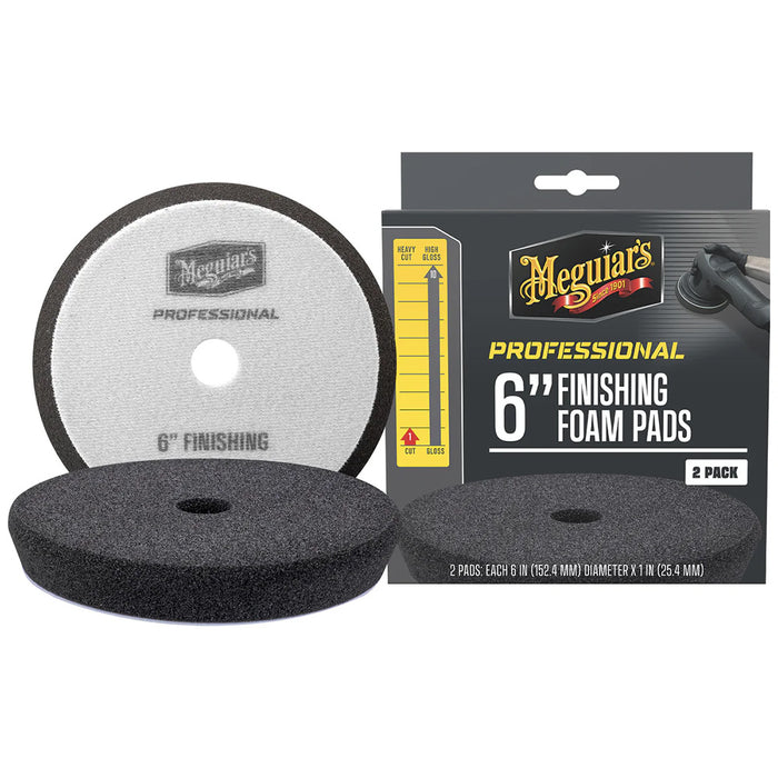 Meguiar's Professional 6" Foam Finishing Pads *2-Pack [M6FFP2]