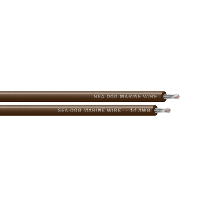Sea-Dog 14 AWG Brown Primary Wire - 500' [8014077]