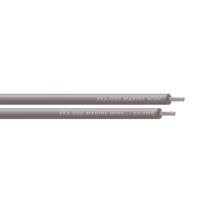 Sea-Dog 14 AWG Grey Primary Wire - 100' [8014112]