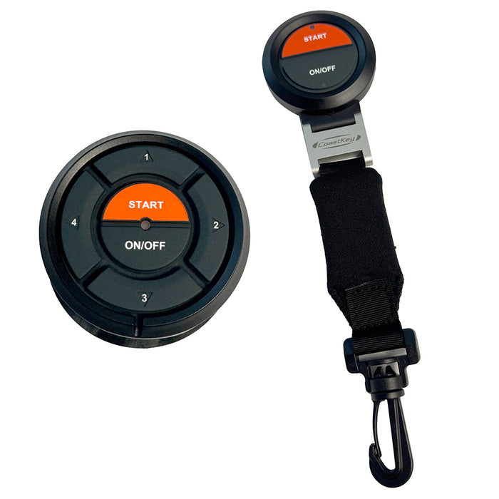 CoastKey Standard Quad Mercury Engine Keyless Ignition w/Keyless Stop/Start, Remote Stop/Start,  Ecos [C0411]