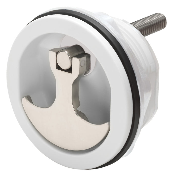 Whitecap Compression Handle - Nylon White/Stainless Steel - Non-Locking [6230WC]