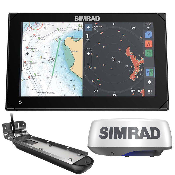 Simrad NSX 3009 Radar Bundle - HALO20+ Radar Dome  Active Imaging 3-in-1 Transducer [000-15377-001]