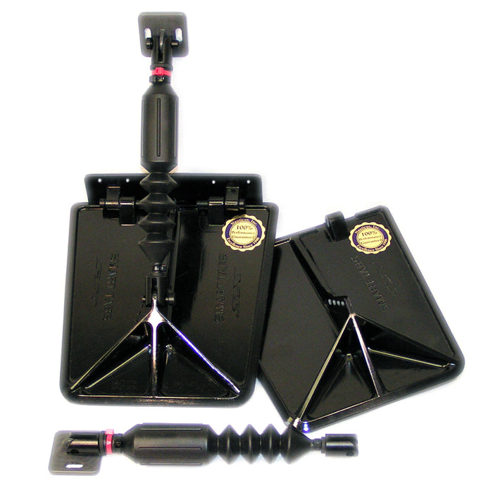 Nauticus SX9510-60 Smart Tab SX Composite Trim Tabs 9.5 x 10 - f/15-18 Boat w/60 - 135HP - Black [SX9510-60]