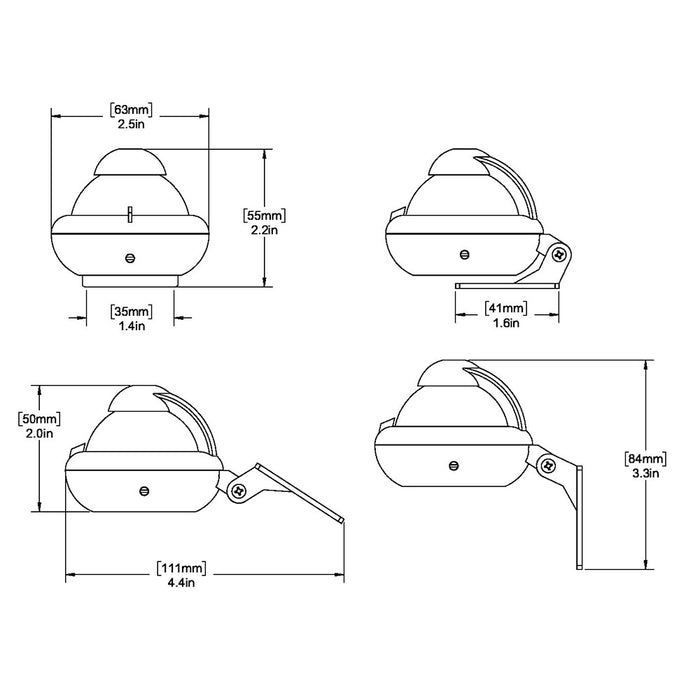 Ritchie X-10B-M RitchieSport Compass - Bracket Mount - Black [X-10B-M]