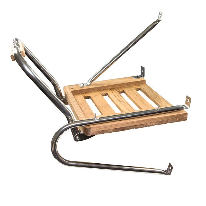 Whitecap Teak Swim Platform w/Ladder f/Outboard Motors [60902]