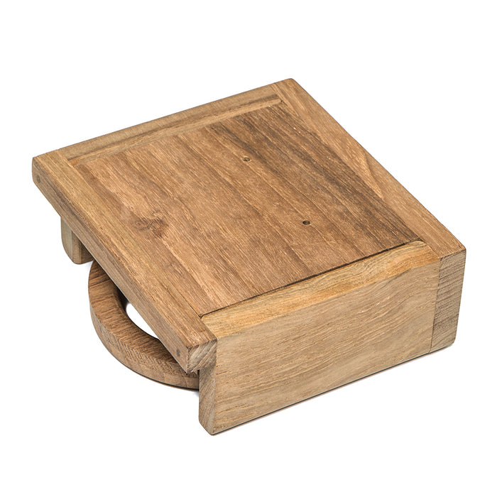 Whitecap Teak Folding Drink Holder [62601]