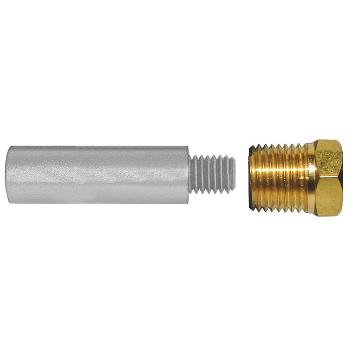 Tecnoseal E1 Pencil Zinc w/Brass Cap [TEC-E1-C]