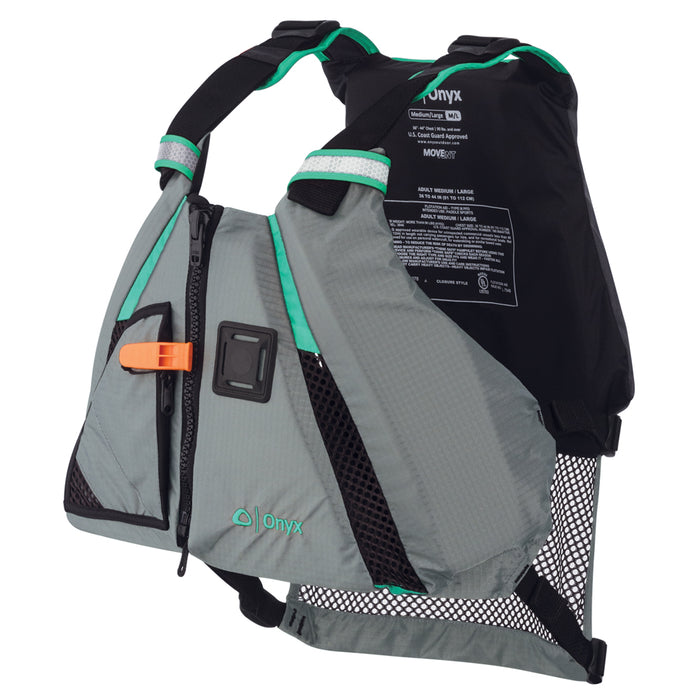 Onyx MoveVent Dynamic Paddle Sports Life Vest - XL/2XL - Aqua [122200-505-060-15]
