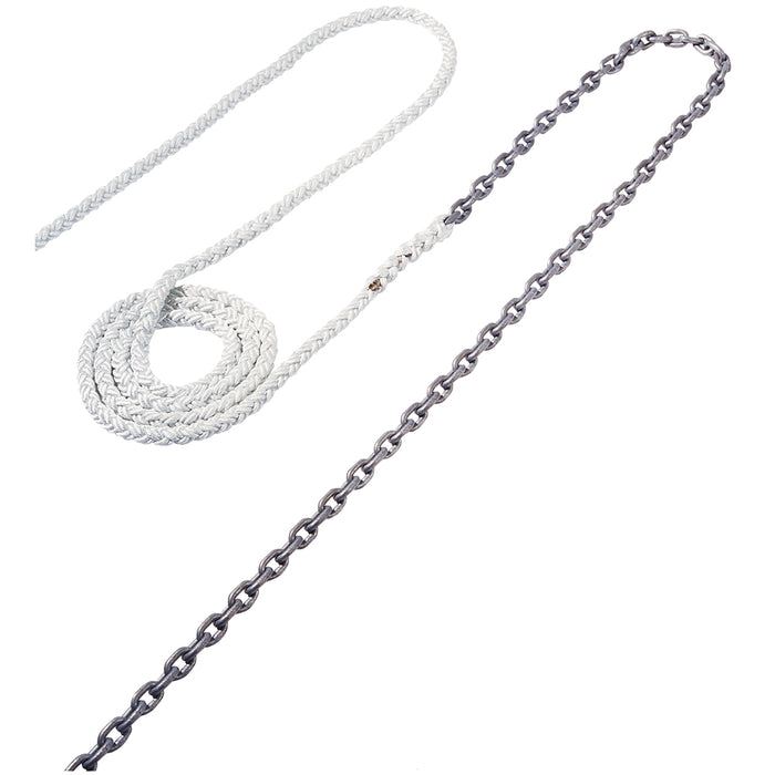 Maxwell Anchor Rode - 20'-5/16" Chain to 200'-5/8" Nylon Brait [RODE51]