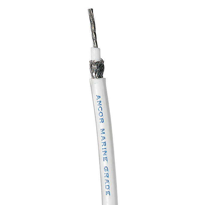 Ancor White RG 213 Tinned Coaxial Cable - 250' [151725]