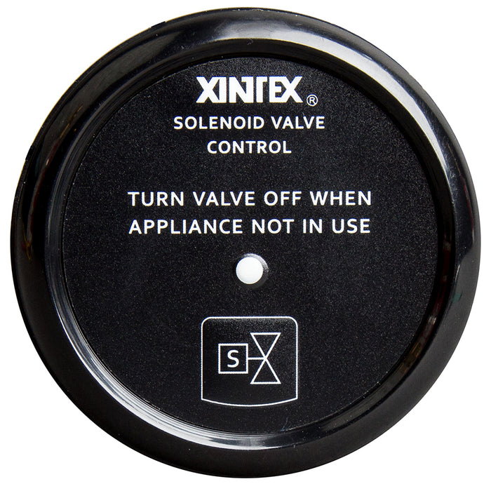 Fireboy-Xintex Propane Control  Solenoid Valve w/Black Bezel Display [C-1B-R]