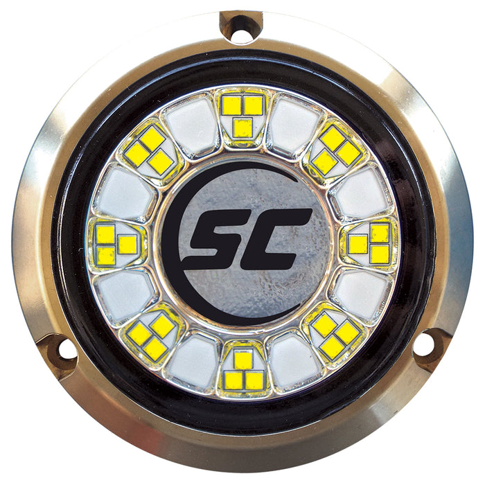 Shadow-Caster SCR-24 Bronze Underwater Light - 24 LEDs - Great White [SCR-24-GW-BZ-10]
