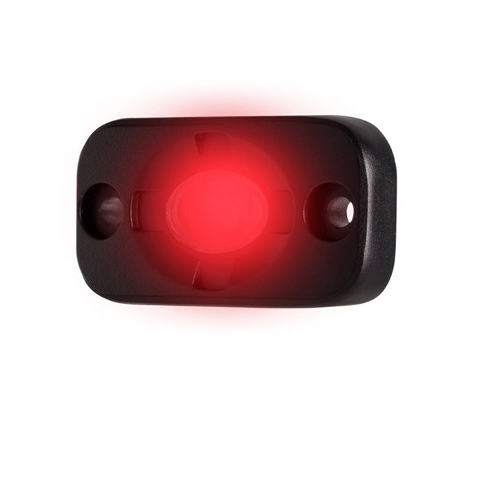 HEISE Auxiliary Accent Lighting Pod - 1.5" x 3" - Black/Red [HE-TL1R]