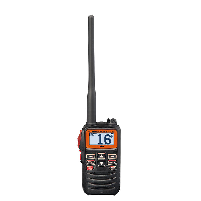 Standard Horizon HX40 Handheld 6W Ultra Compact Marine VHF Transceiver w/FM Band [HX40]