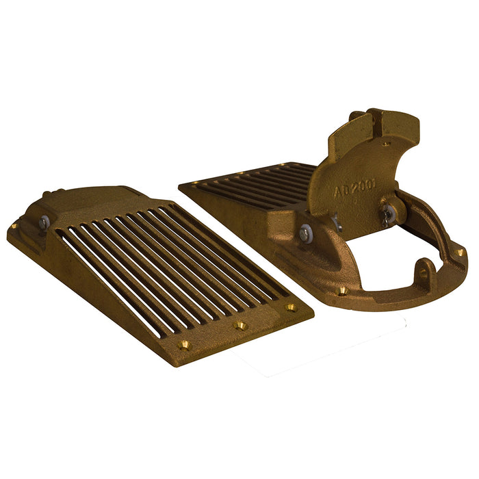 GROCO Bronze Slotted Hull Scoop Strainer w/Access Door f/Up to 1-1/4" Thru Hull [ASC-1250]