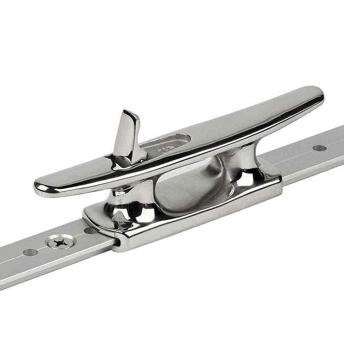 Schaefer Mid-Rail Chock/Cleat Stainless Steel - 1" [70-74]