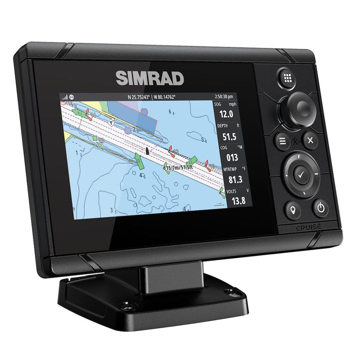 Simrad Cruise 5 US Coastal w/83/200 Transom Mount Transducer [000-14995-001]