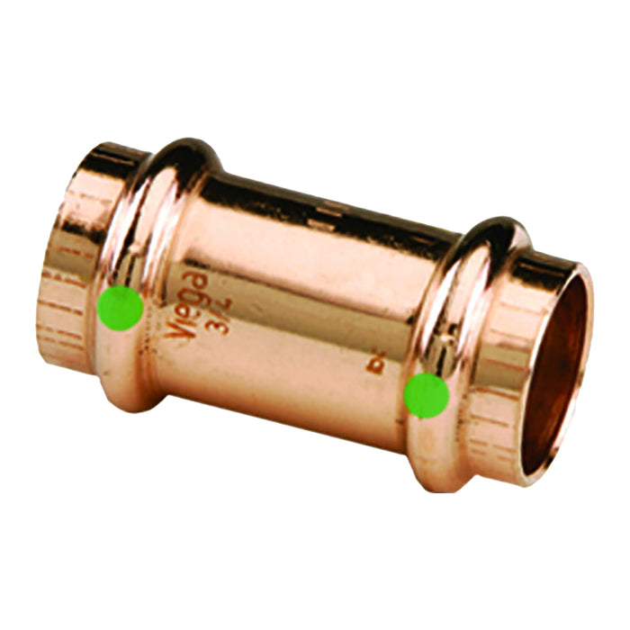 ProPress 1-1/2" Copper Coupling w/Stop - Double Press Connection - Smart Connect Technology [78067]