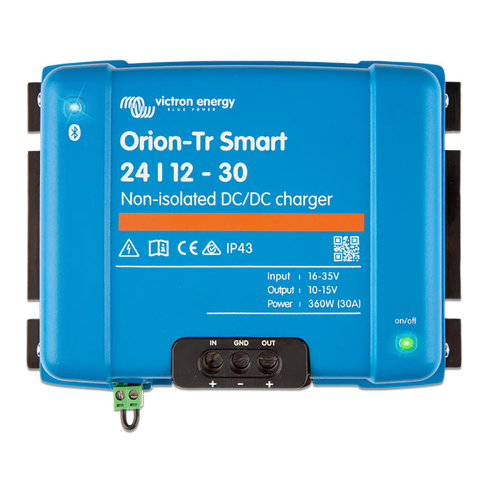 Victron Orion-TR Smart 24/12-30 30A (360W) Non-Isolated DC-DC Charger or Power Supply [ORI241236140]