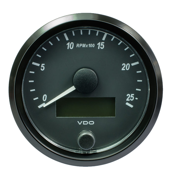 VDO SingleViu 80mm (3-1/8") Tachometer - 2500 RPM [A2C3832970030]