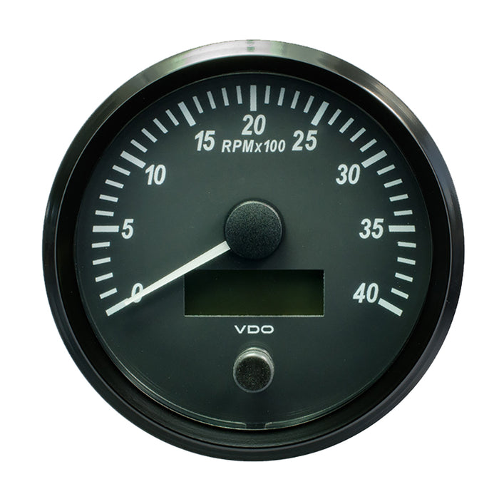 VDO SingleViu 100mm (4") Tachometer - 4000 RPM [A2C3832800030]