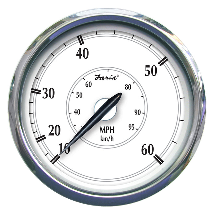 Faria Newport SS 5" Speedometer - 0 to 60 MPH [45009]