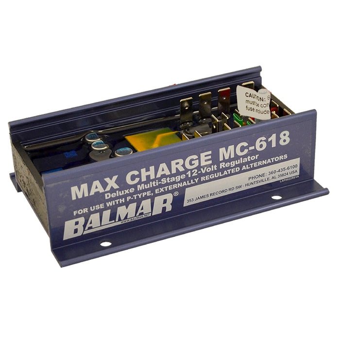 Balmar Max Charge MC618 Multi-Stage Regulator w/o Harness - 12V [MC-618]