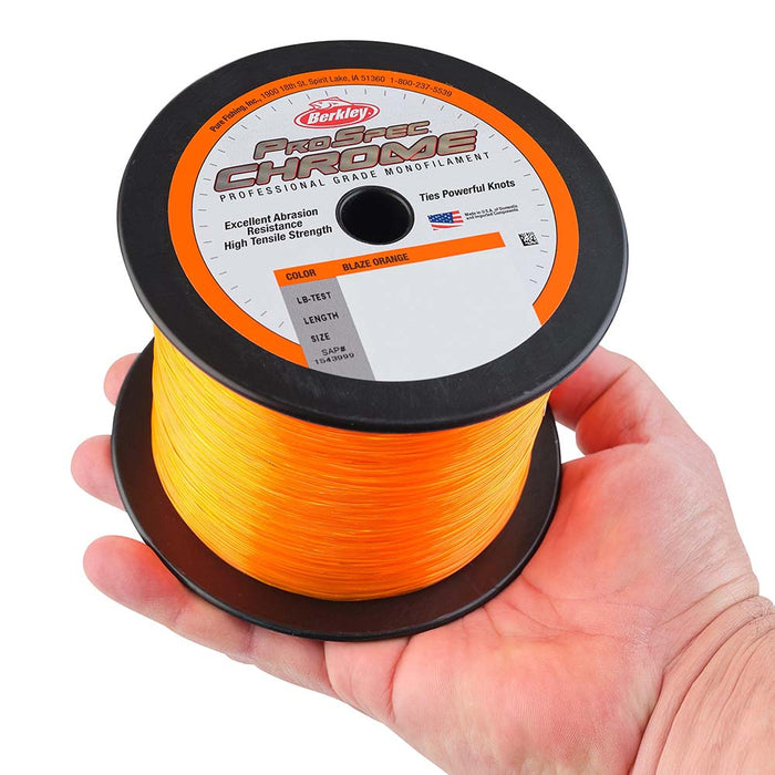 Berkley ProSpec Chrome Blaze Orange Monofilament - 130 lb - 2000 yds - PSC5B130-80 [1544016]