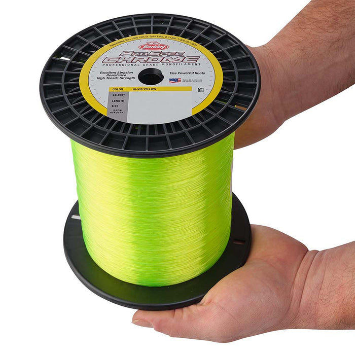 Berkley ProSpec Chrome Hi-Vis Yellow Monofilament - 80 lb - 3750 yds - PSC5B80-HVY [1543433]