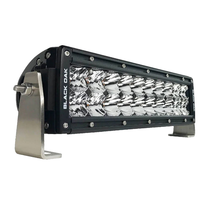 Black Oak Pro Series 3.0 Double Row 10" LED Light Bar - Combo Optics - Black Housing [10C-D5OS]