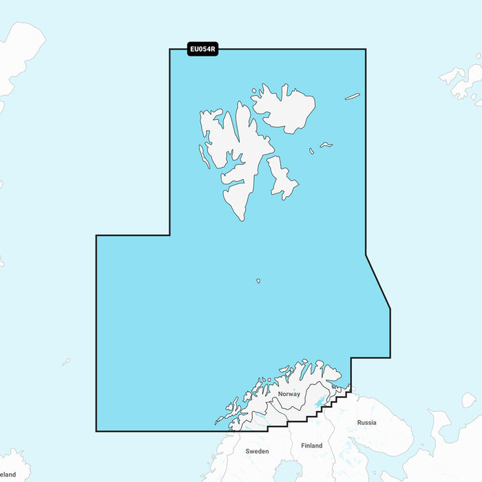 Garmin Navionics+ NSEU054R - Norway, Vestfjorden to Svalbard - Marine Chart [010-C1253-20]