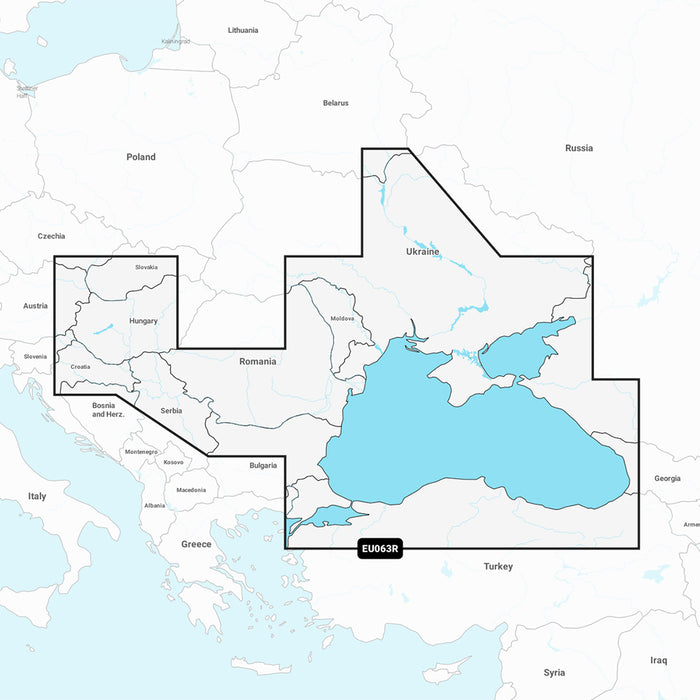 Garmin Navionics+ NSEU063R - Black Sea  Azov Sea - Marine Chart [010-C1258-20]