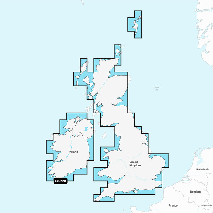 Garmin Navionics Vision+ NVEU072R - U.K.  Ireland Lakes  Rivers - Inland Marine Chart [010-C1267-00]