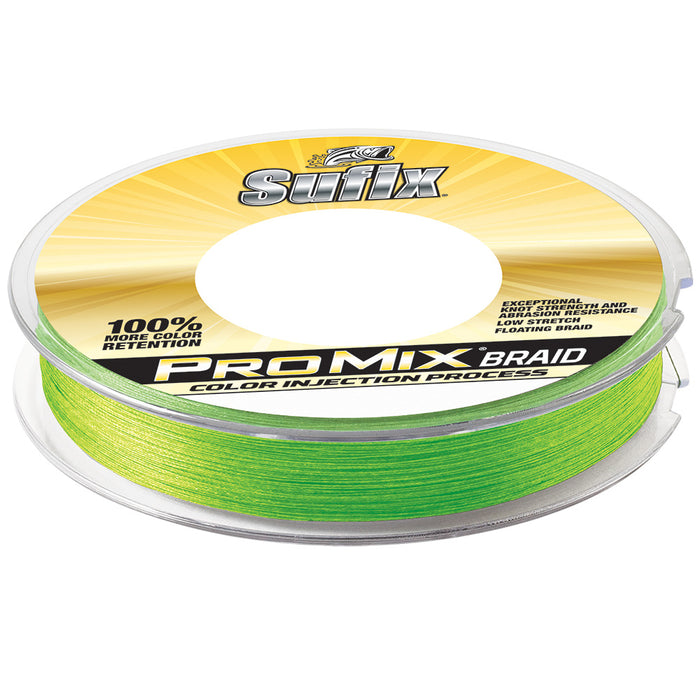 Sufix ProMix Braid - 10lb - Neon Lime - 300 yds [630-110L]