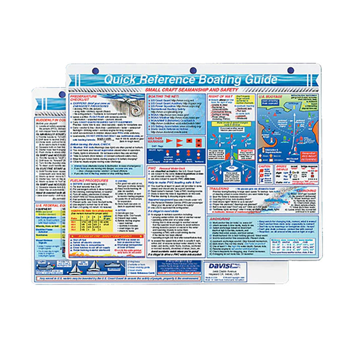 Davis Quick Reference Boating Guide Card [128]